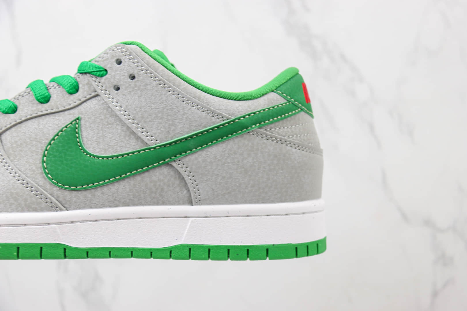 耐克Nike SB Dunk Low纯原版本低帮SB Dunk灰绿色板鞋 莆田耐克工厂 货号:313170-030