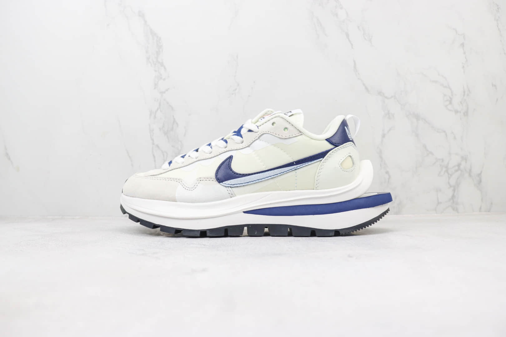 耐克Sacai x Nike VaporWaffle 3.0纯原版本白深蓝华夫鞋 莆田耐克货源 货号:DD1875-109
