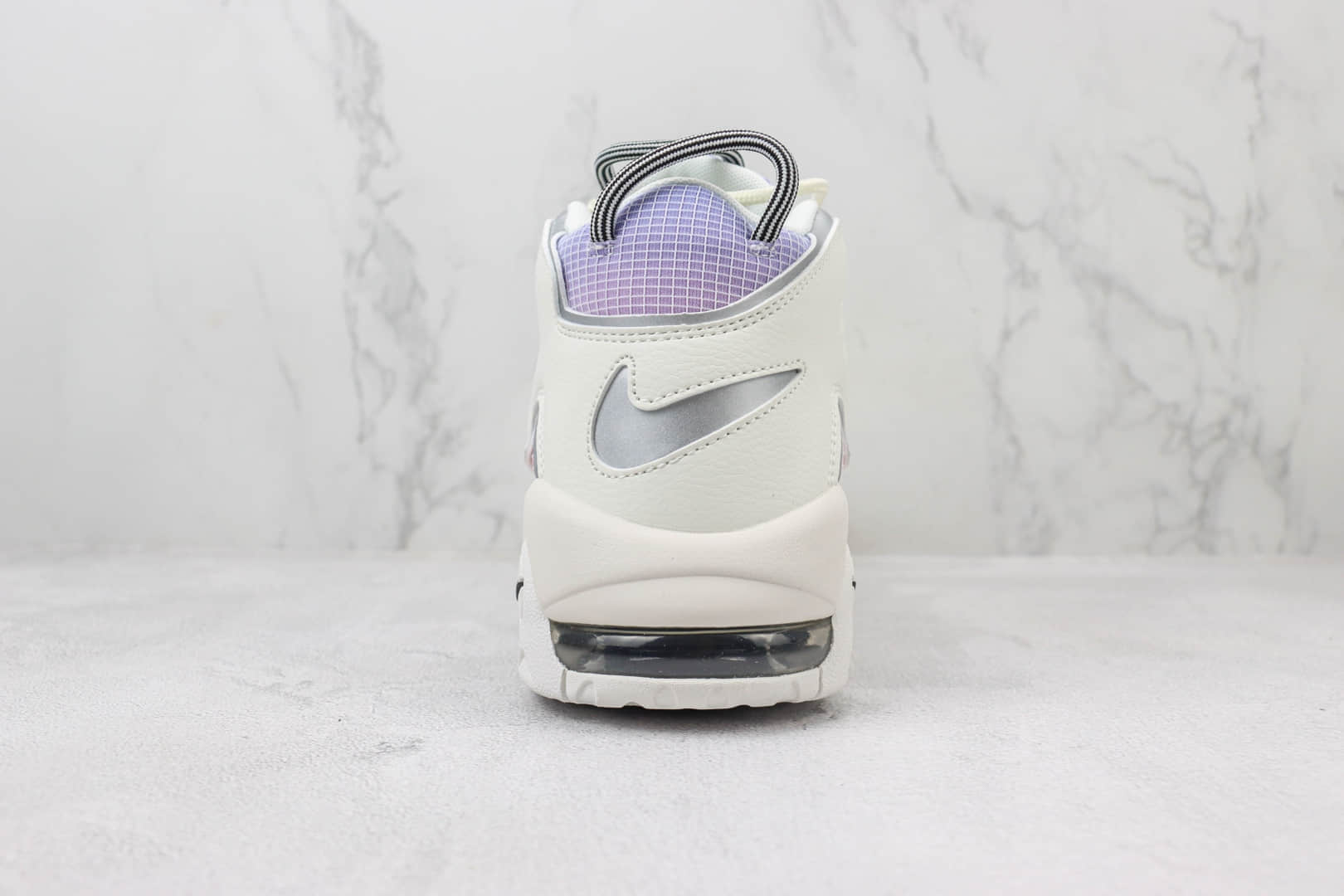 耐克Nike Air More Uptempo纯原版本皮蓬大AIR粉紫渐变复古篮球鞋 莆田耐克货源 货号:DR9612-100