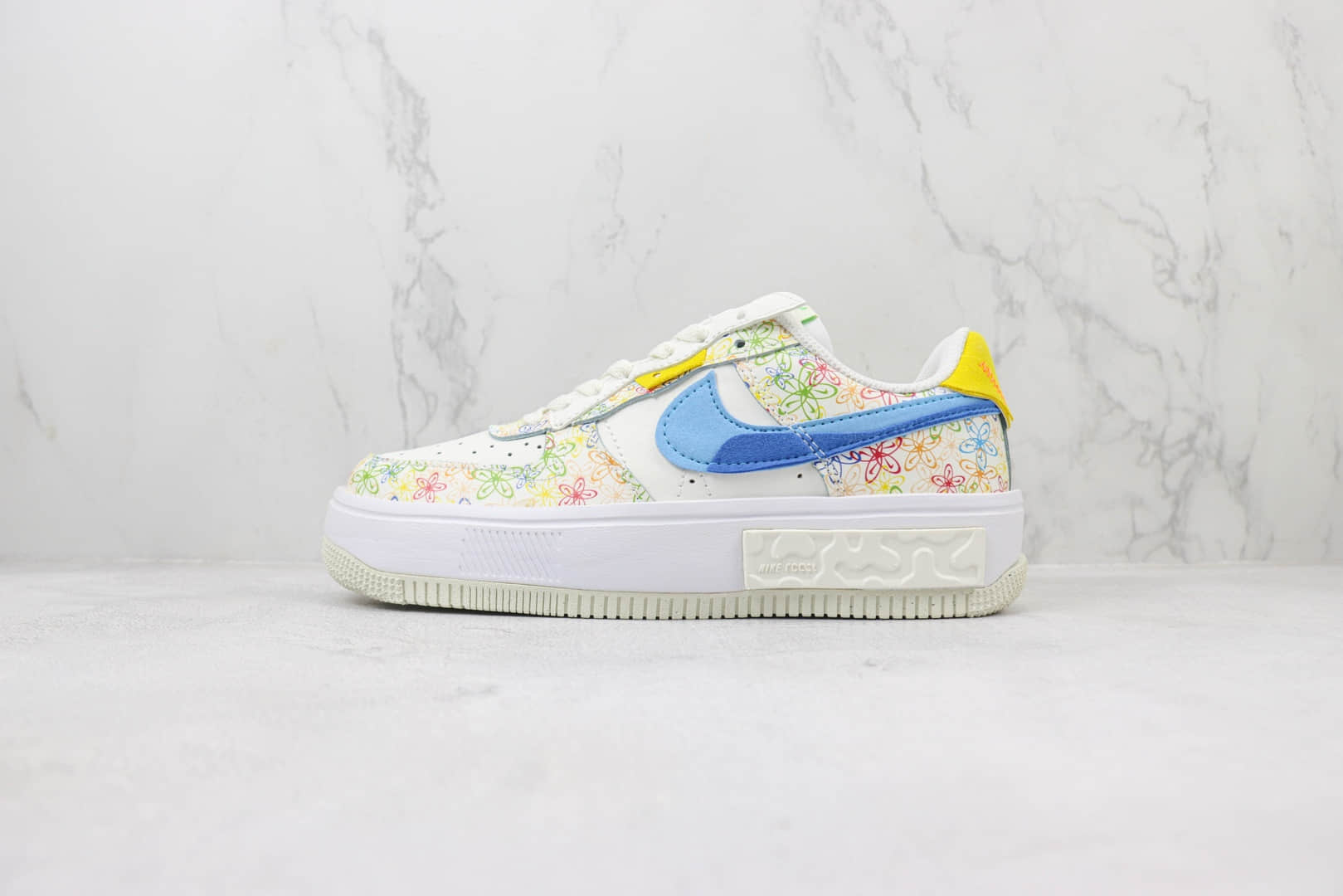 耐克Nike Air Force 1 纯原版本空军一号AF1丰塔卡系列花卉主题板鞋 莆田天花板AF1 货号:DV3211-100