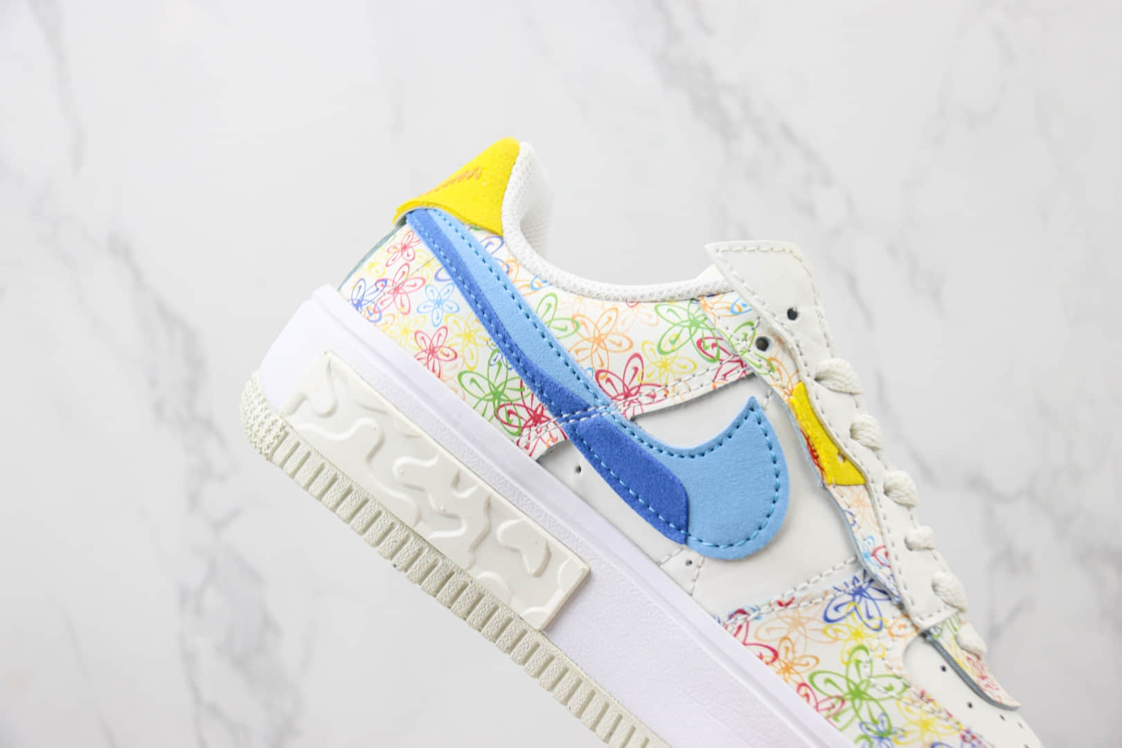 耐克Nike Air Force 1 纯原版本空军一号AF1丰塔卡系列花卉主题板鞋 莆田天花板AF1 货号:DV3211-100