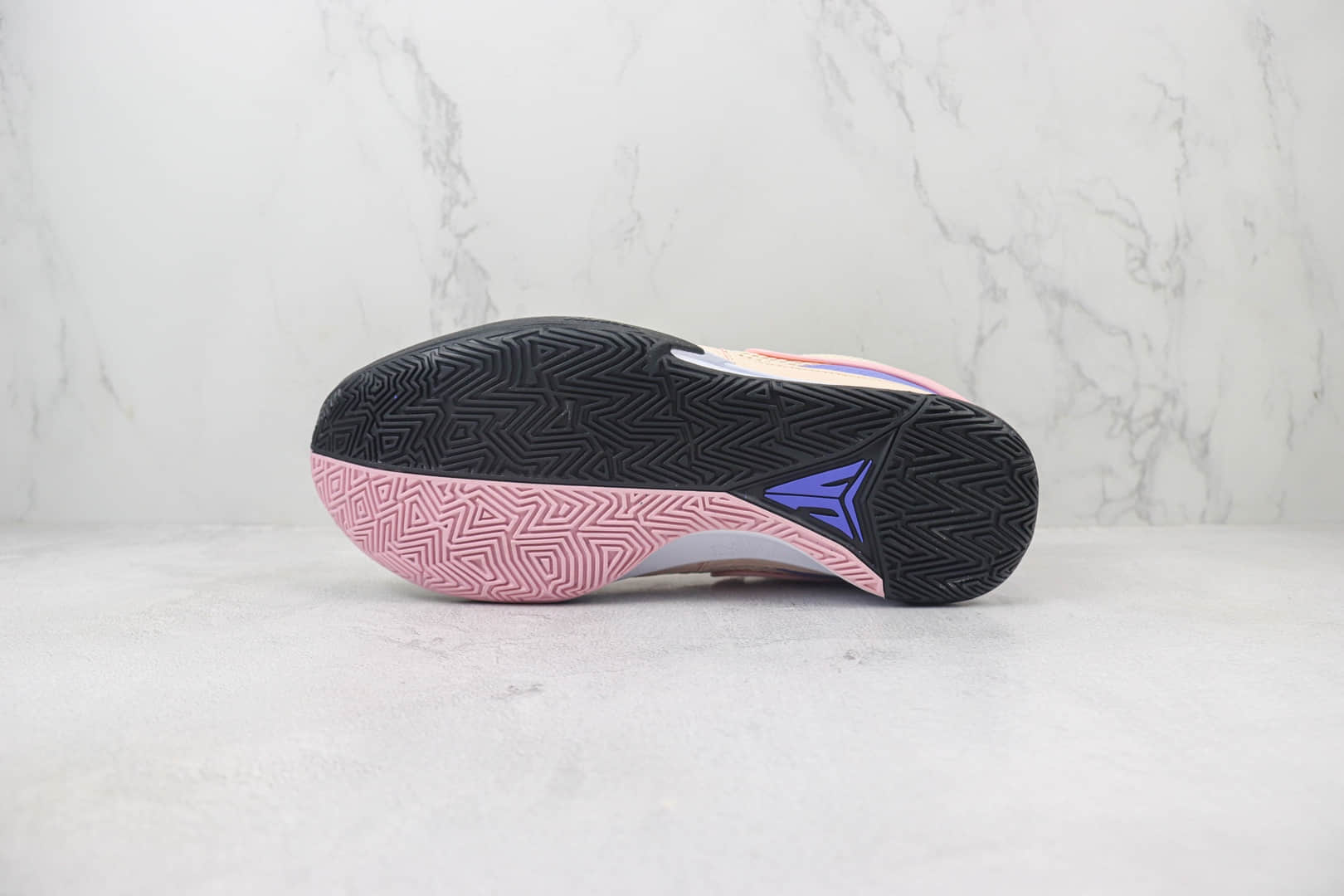 耐克Nike JA1纯原版本莫兰特一代粉蓝色实战篮球鞋 莆田耐克工厂 货号:DX2294-802