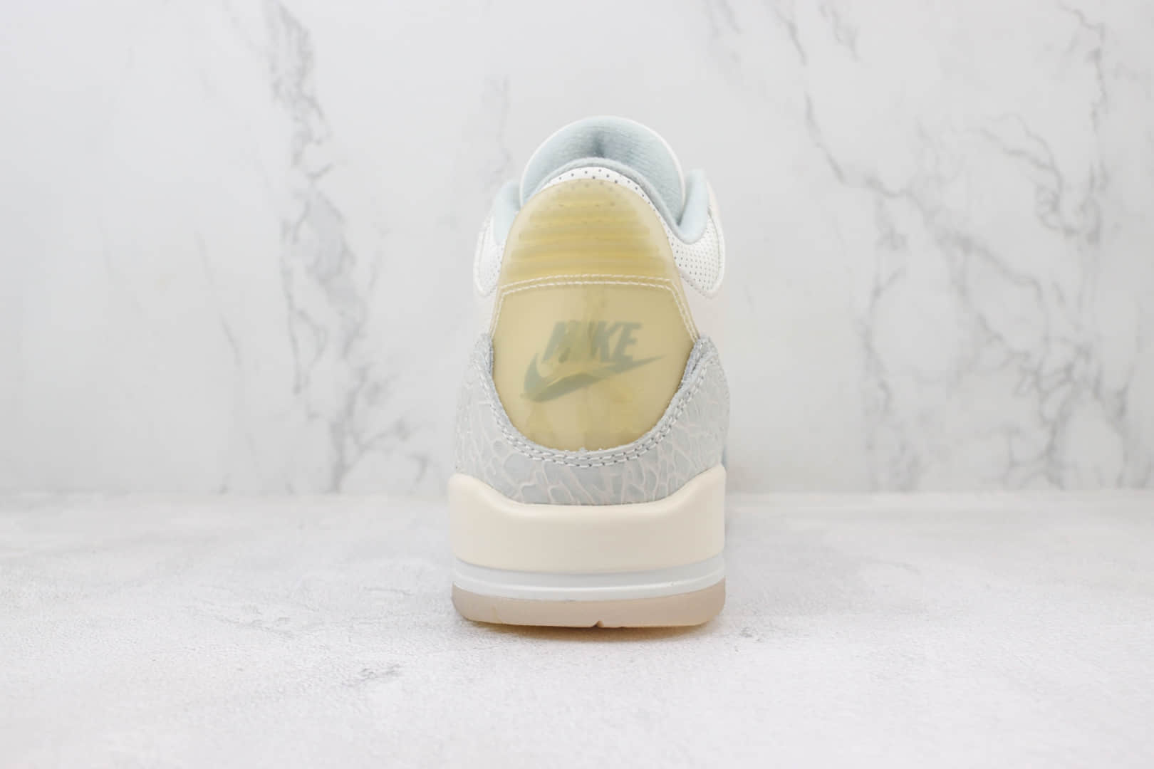 乔丹Air Jordan 3纯原版本AJ3象牙白篮球鞋 莆田复刻鞋货源 货号:FJ9479-100