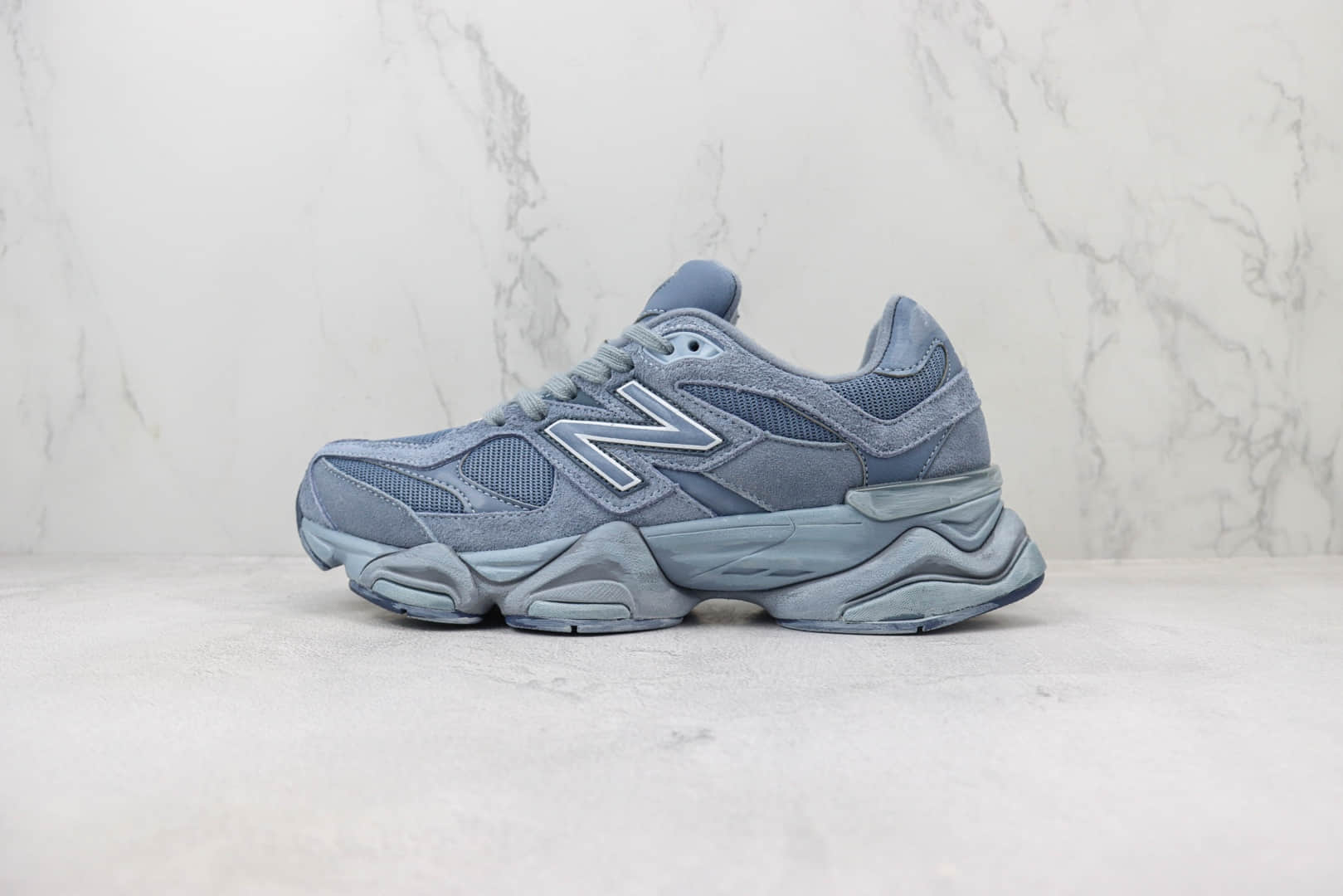 新百伦New Balance 9060纯原版本NB9060灰蓝色复古跑鞋 莆田新百伦货源 货号:U9060IB