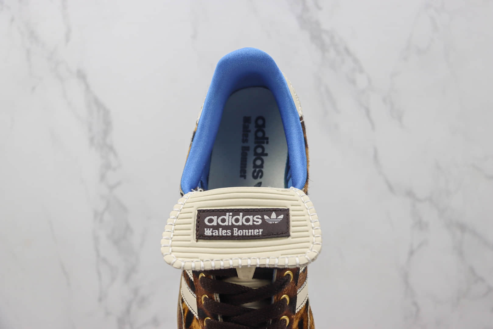 阿迪达斯Wales Bonner x adidas Originals Samba Pony Tonal纯原版本三叶草桑巴马毛豹纹德训鞋 莆田阿迪达斯货源 货号:IE0578