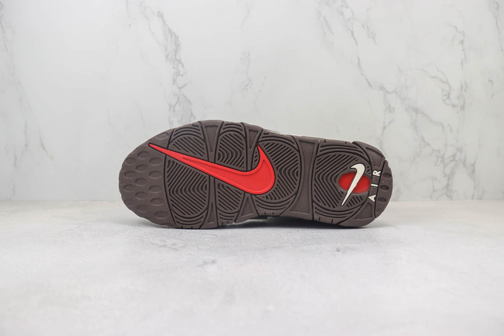 耐克Nike Air More Uptempo纯原版本皮蓬大AIR巧克力棕复古篮球鞋 莆田耐克代理 货号:FB8883-200