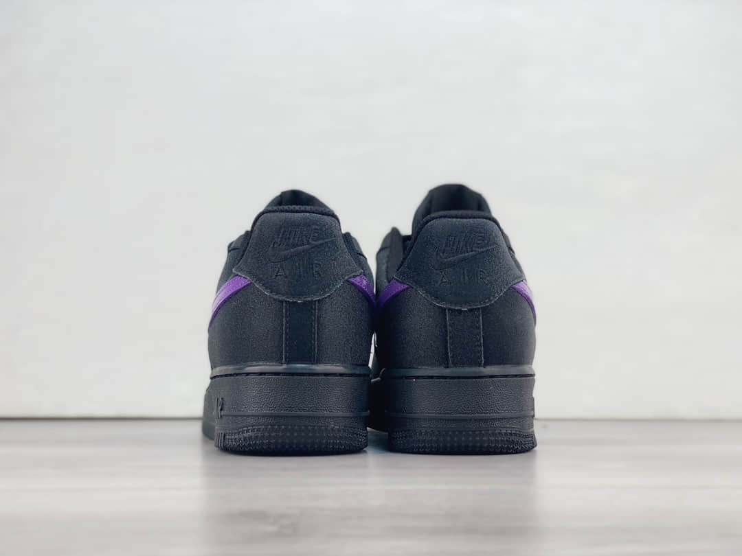 耐克Nike Air Force 1 Low纯原版本空军一号黑紫满天星AF1低帮板鞋 莆田耐克货源 货号:CW2288-014