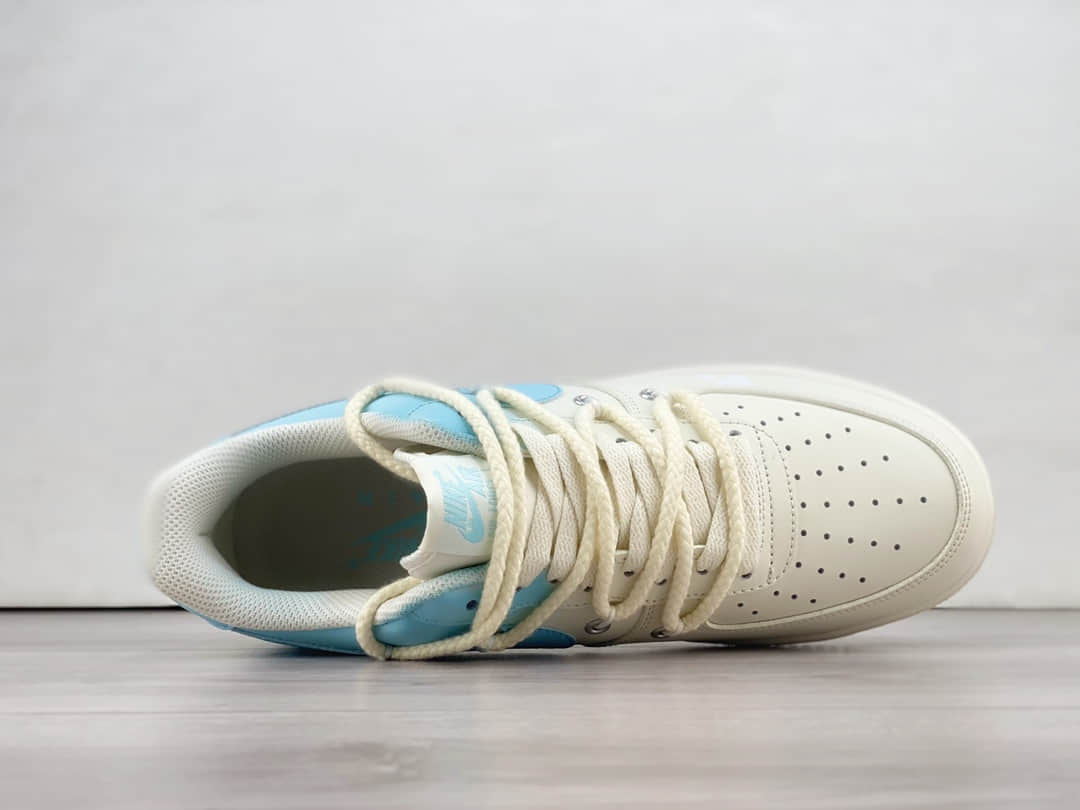 耐克Nike Air Force 1 Low纯原版本空军一号AF1二次元白蓝渐变低帮板鞋 莆田耐克货源 货号:DX2340-002
