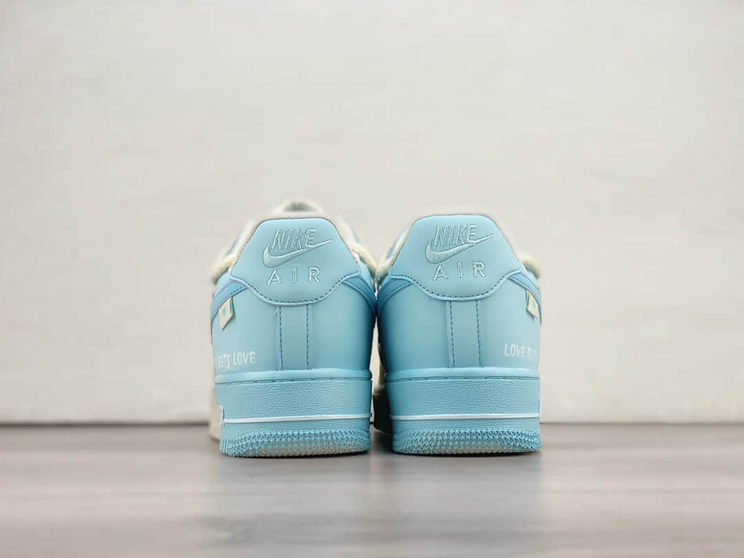 耐克Nike Air Force 1 Low纯原版本空军一号AF1二次元白蓝渐变低帮板鞋 莆田耐克货源 货号:DX2340-002