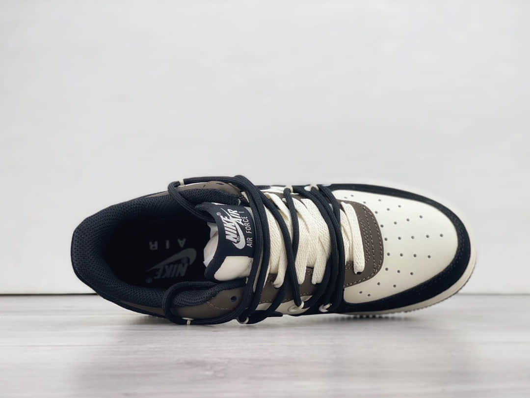 耐克Kaws x Nike Air Force 1'07 Low纯原版本Kaws联名空军一号AF1黑白棕低帮绑带板鞋 莆田复刻鞋 货号:KS6869-888