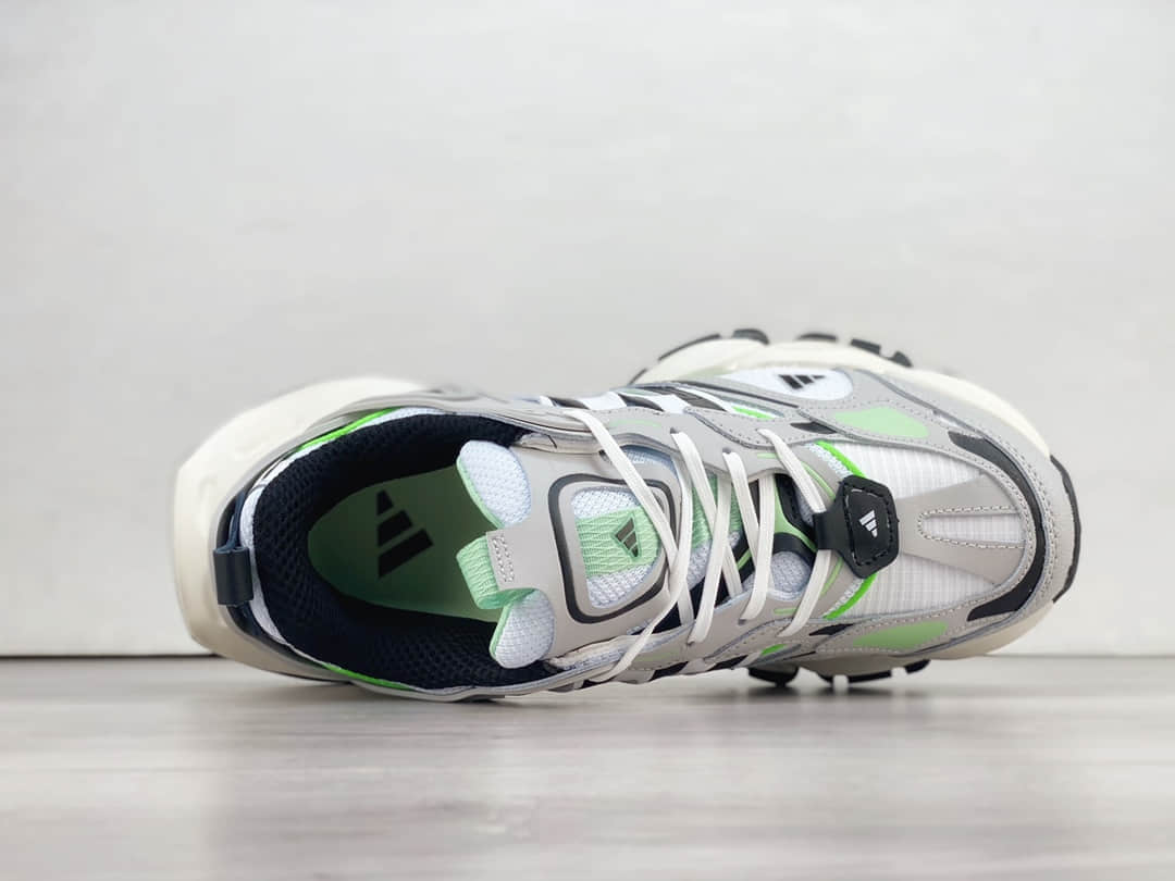 阿迪达斯adidas Vento XLG Deluxe纯原版本灰绿色复古老爹鞋 莆田阿迪达斯货源 货号:IH7800