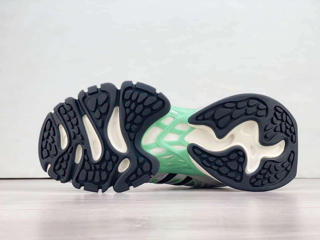 阿迪达斯adidas Vento XLG Deluxe纯原版本灰绿色复古老爹鞋 莆田阿迪达斯货源 货号:IH7800