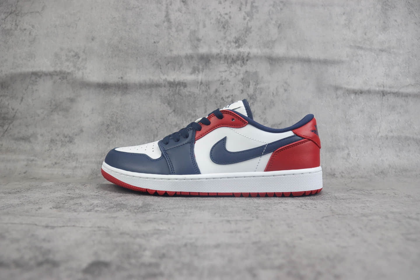 乔丹Air Jordan 1 Low Golf纯原版本高尔夫AJ1蓝白红低帮板鞋 莆田AJ工厂 货号:DD9315-113