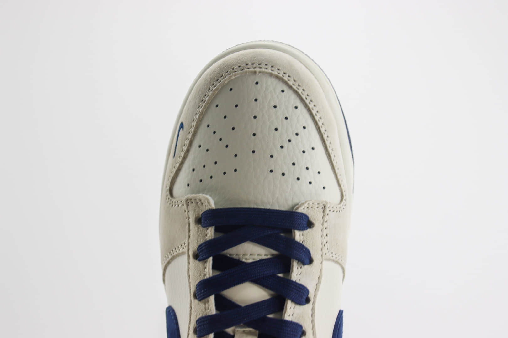 耐克Stussy x Nike Dunk Low纯原版本斯图西联名Dunk灰白海军蓝猪八革双勾板鞋 莆田耐克工厂 货号:DQ1098-339