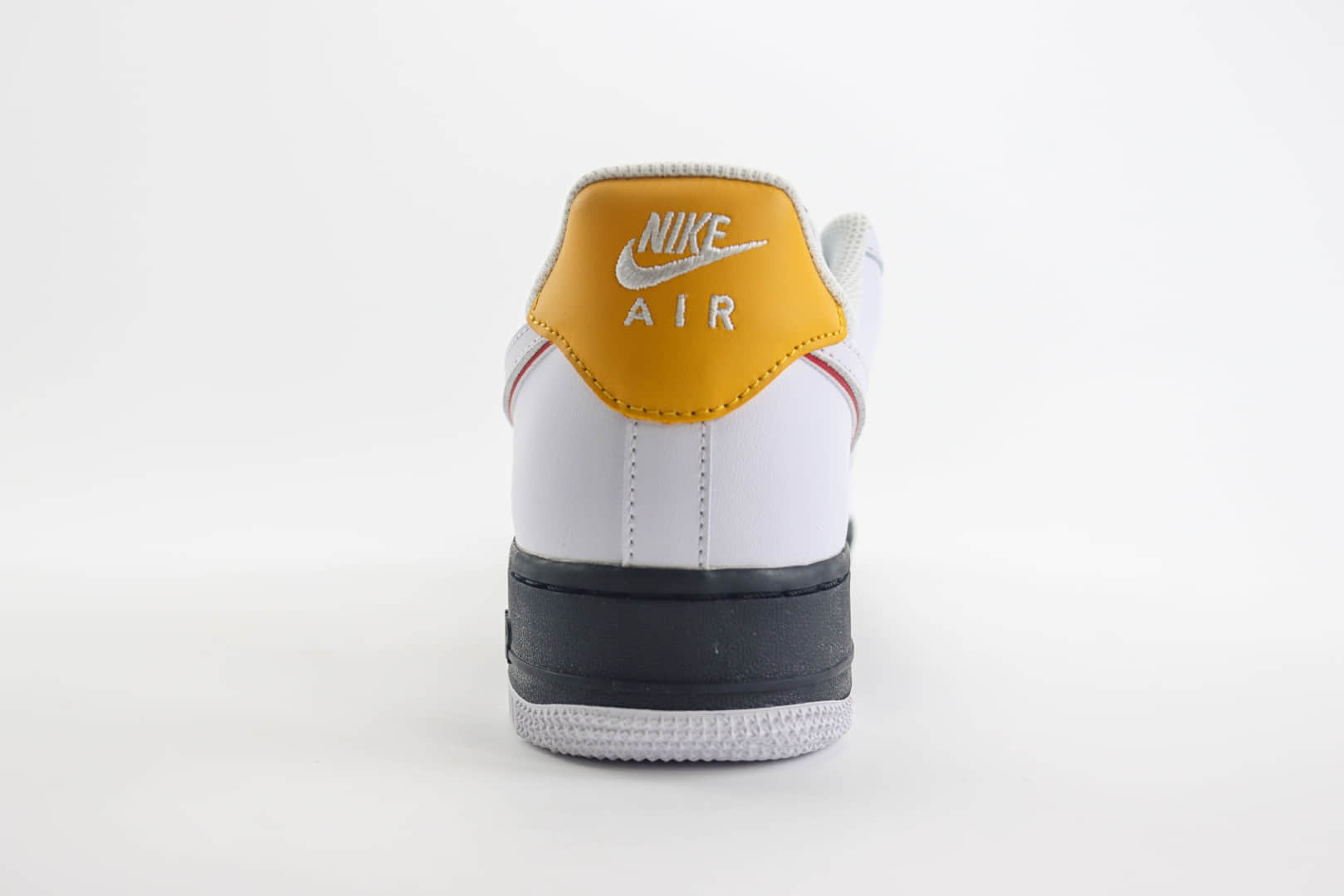 耐克Nike Air Force 1 Low纯原版本空军一号AF1黑白黄低帮板鞋 莆田耐克工厂 货号:KN2696-024