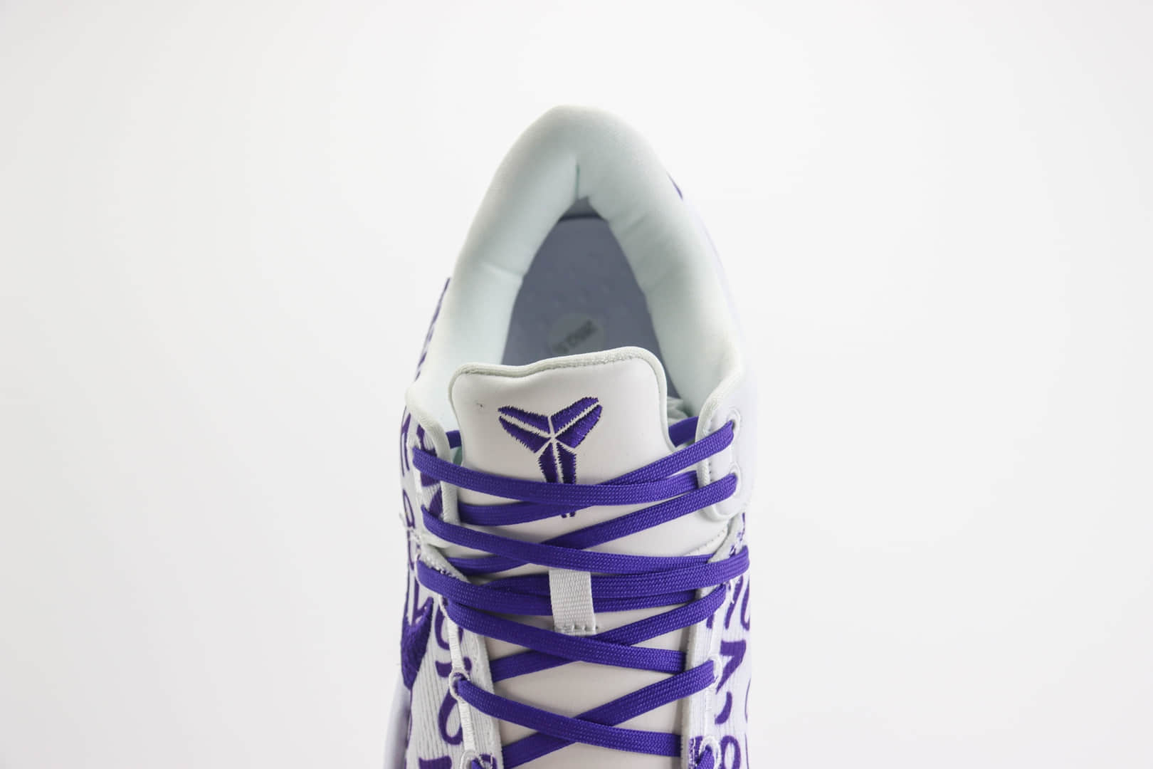 耐克Nike Zoom Kobe 8纯原版本科比8代白紫数字实战篮球鞋 莆田耐克货源 货号:FQ3549-100
