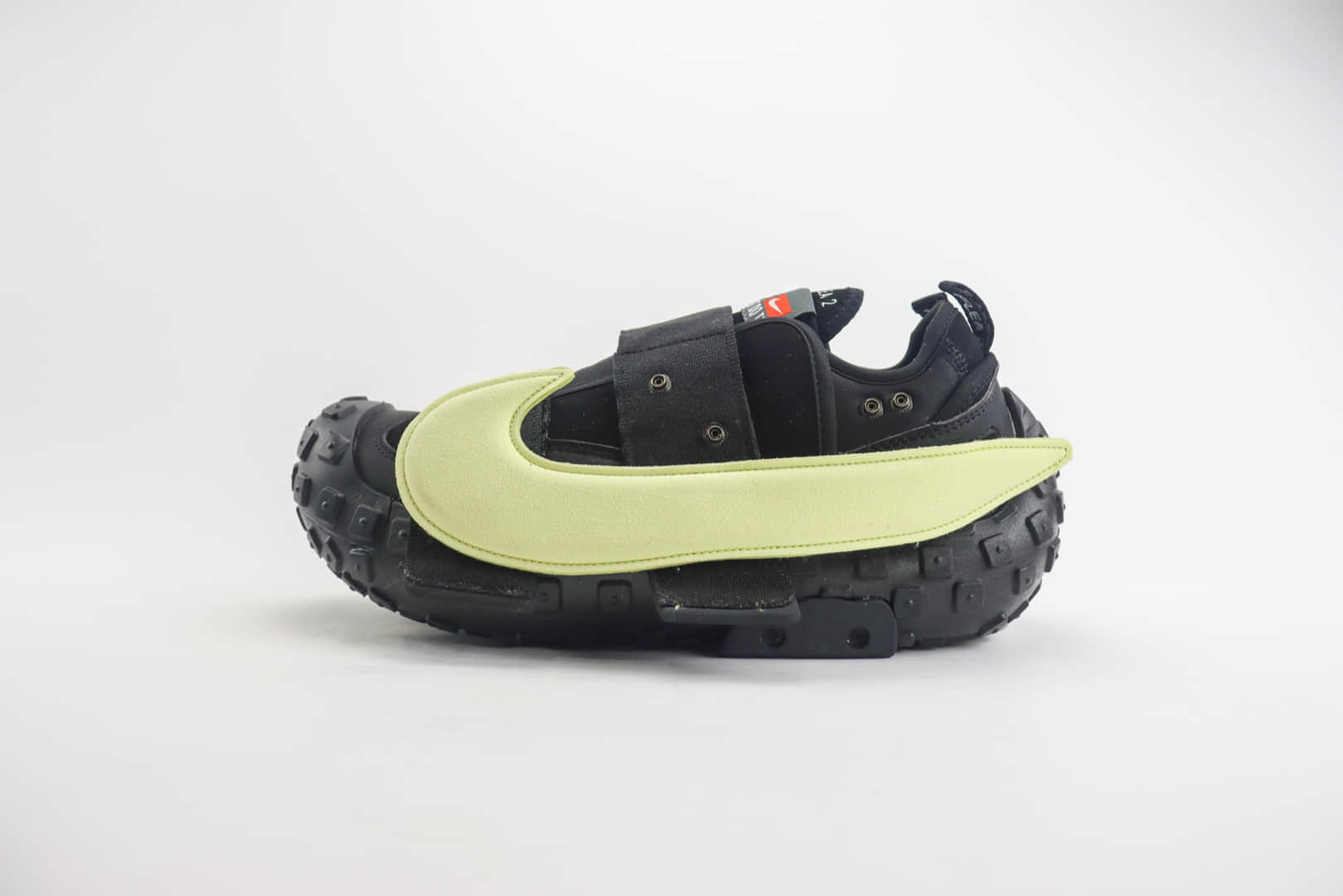 耐克Cactus Plant Flea Market x Nike Air Flea 2纯原版本CPFM联名黑黄厚底大勾轮胎鞋 莆田复刻鞋货源 货号:DV7164-001