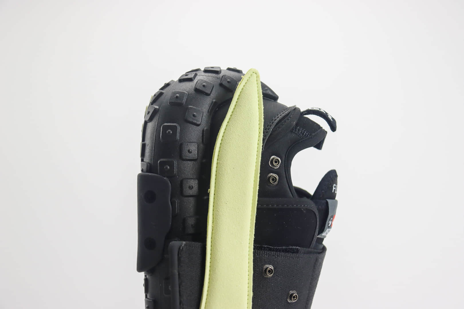 耐克Cactus Plant Flea Market x Nike Air Flea 2纯原版本CPFM联名黑黄厚底大勾轮胎鞋 莆田复刻鞋货源 货号:DV7164-001