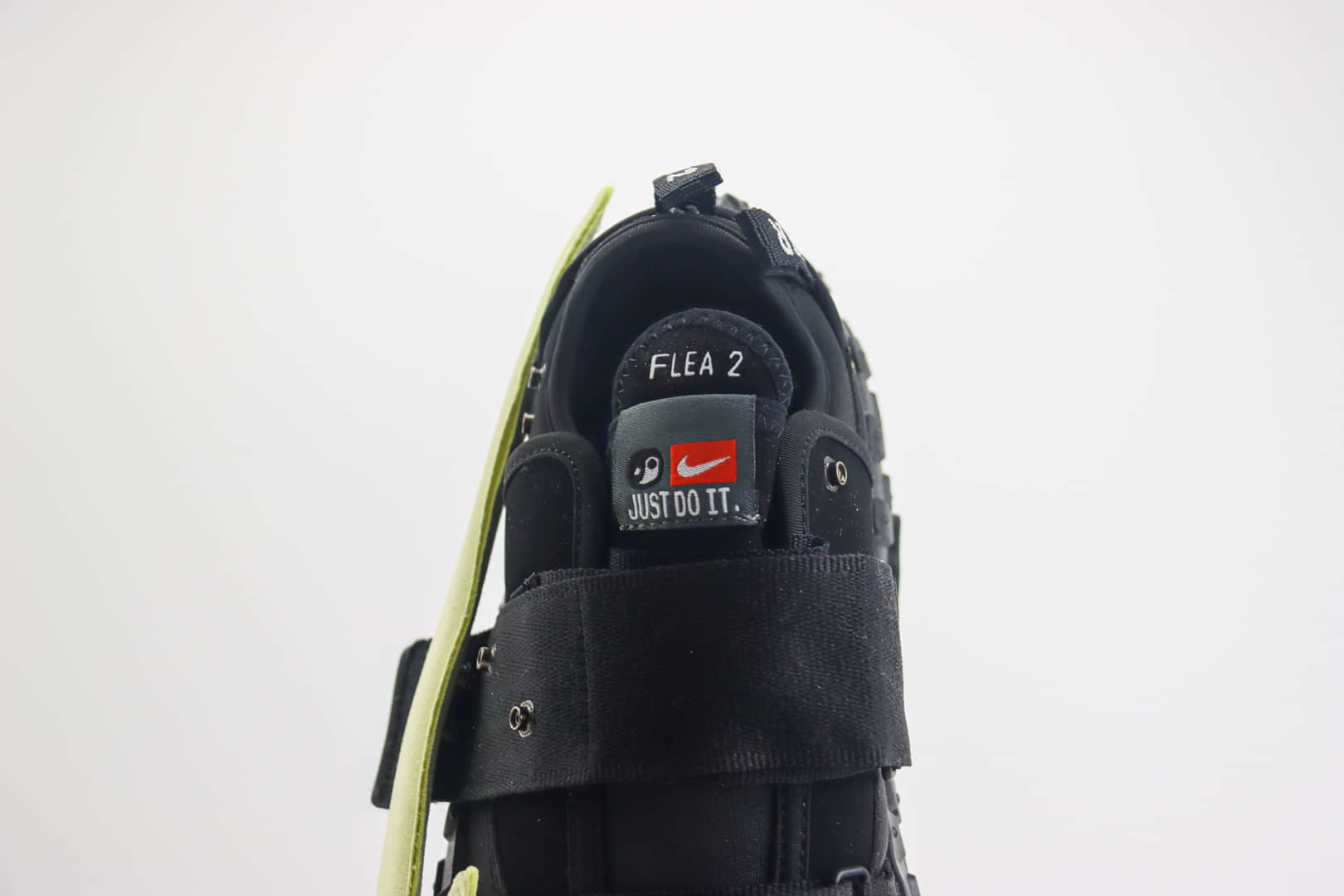 耐克Cactus Plant Flea Market x Nike Air Flea 2纯原版本CPFM联名黑黄厚底大勾轮胎鞋 莆田复刻鞋货源 货号:DV7164-001