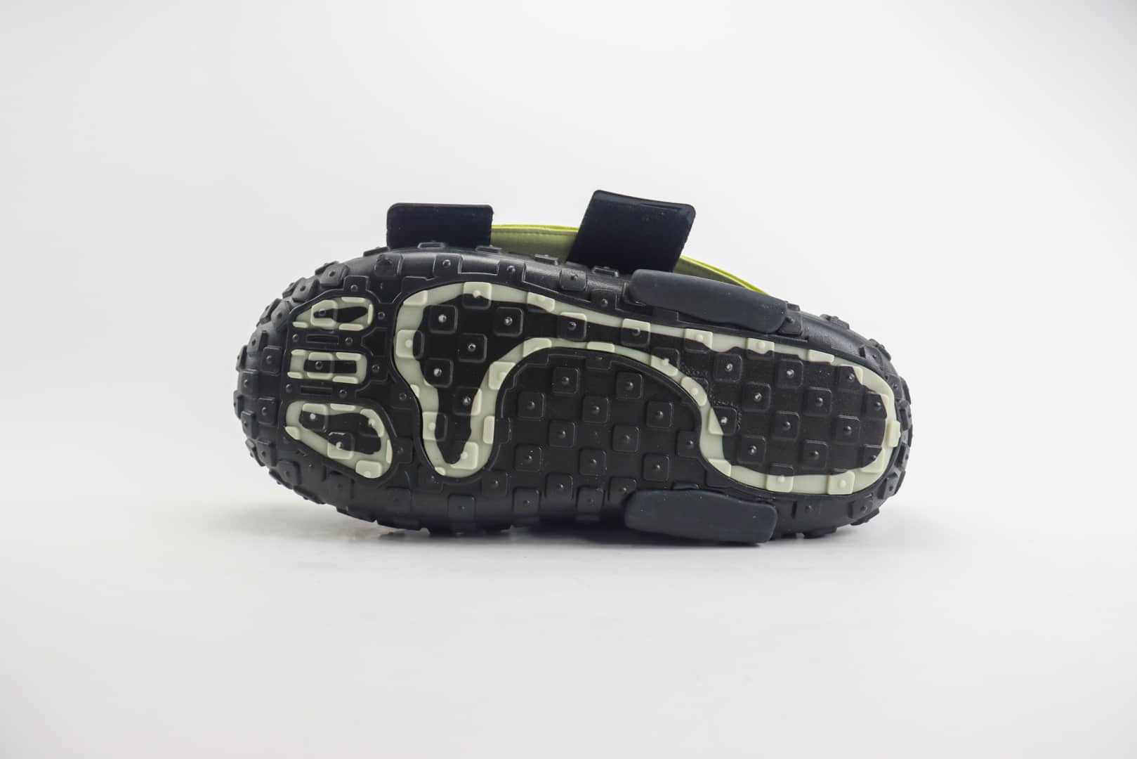 耐克Cactus Plant Flea Market x Nike Air Flea 2纯原版本CPFM联名黑黄厚底大勾轮胎鞋 莆田复刻鞋货源 货号:DV7164-001