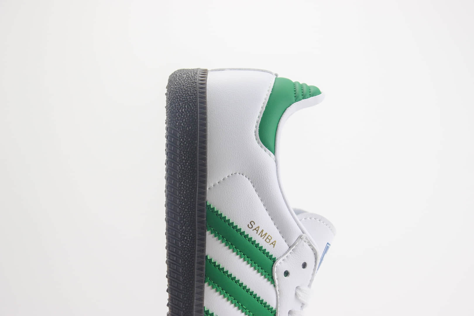 阿迪达斯adidas Originals Samba OG纯原版本三叶草桑巴白绿色德训鞋 莆田阿迪达斯货源 货号:IG1024