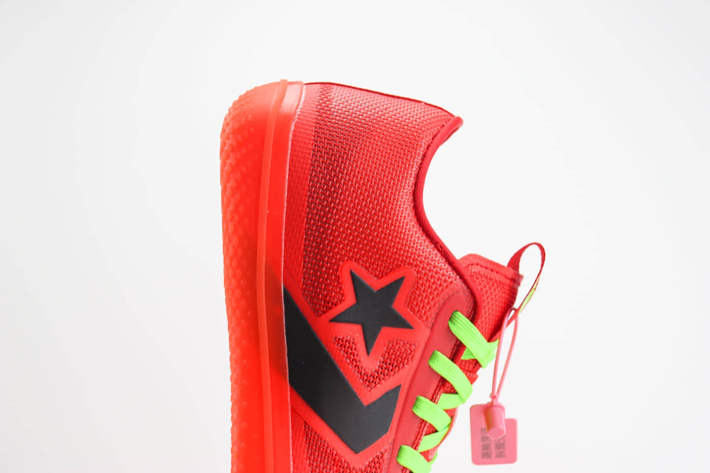 匡威Converse All Star纯原版本红色实战篮球鞋 莆田匡威货源 货号：166166C