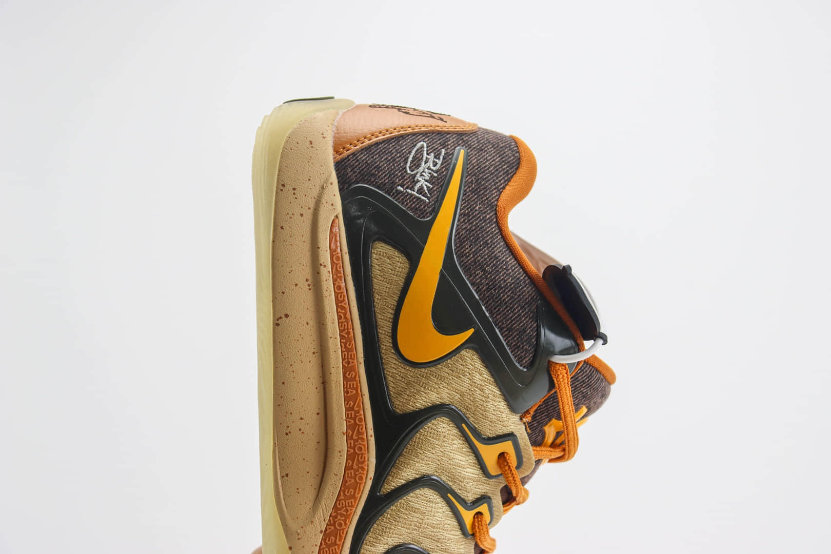 耐克Nike KD 17 EP纯原版本杜兰特17代黑棕橙色实战篮球鞋 莆田耐克货源 货号:HJ4464-200