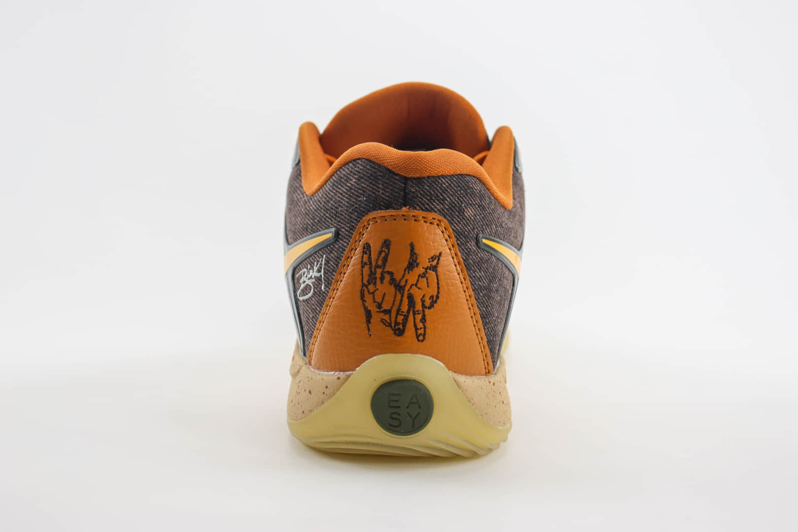 耐克Nike KD 17 EP纯原版本杜兰特17代黑棕橙色实战篮球鞋 莆田耐克货源 货号:HJ4464-200