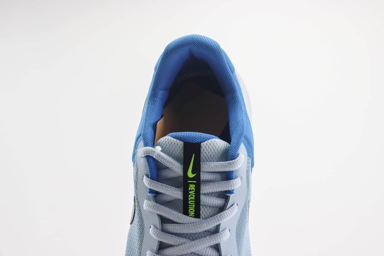 耐克Nike Revolution 7 Wide纯原版本蓝色网面透气跑鞋 莆田耐克工厂 货号:FB2207-402