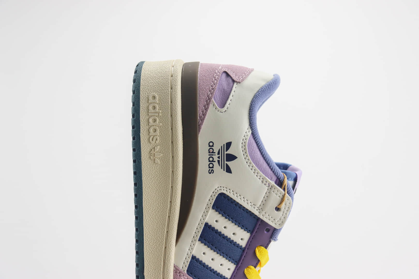 阿迪达斯adidas Forum 84 Low OG纯原版本白粉紫低帮板鞋 莆田复刻鞋货源 货号:ID6266