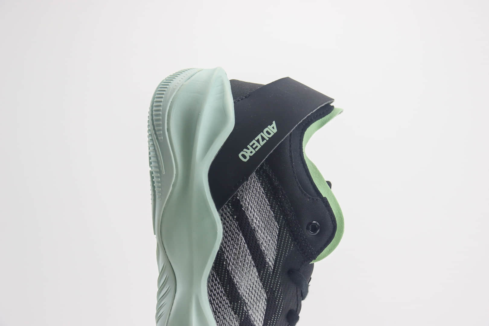 阿迪达斯adidas Adizero Select 2.0 Boost纯原版本黑绿色竞速跑鞋实战篮球鞋 莆田复刻鞋货源 货号：IE7870