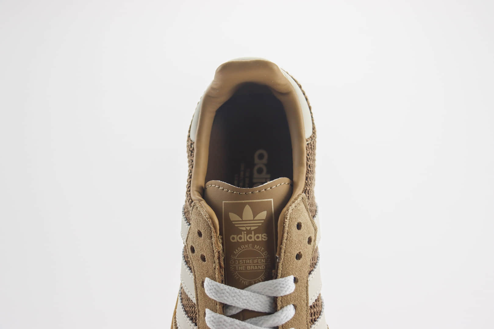 阿迪达斯adidas Original Samba OG纯原版本桑巴卡其棕网面板鞋 莆田阿迪达斯工厂 货号：IG1379