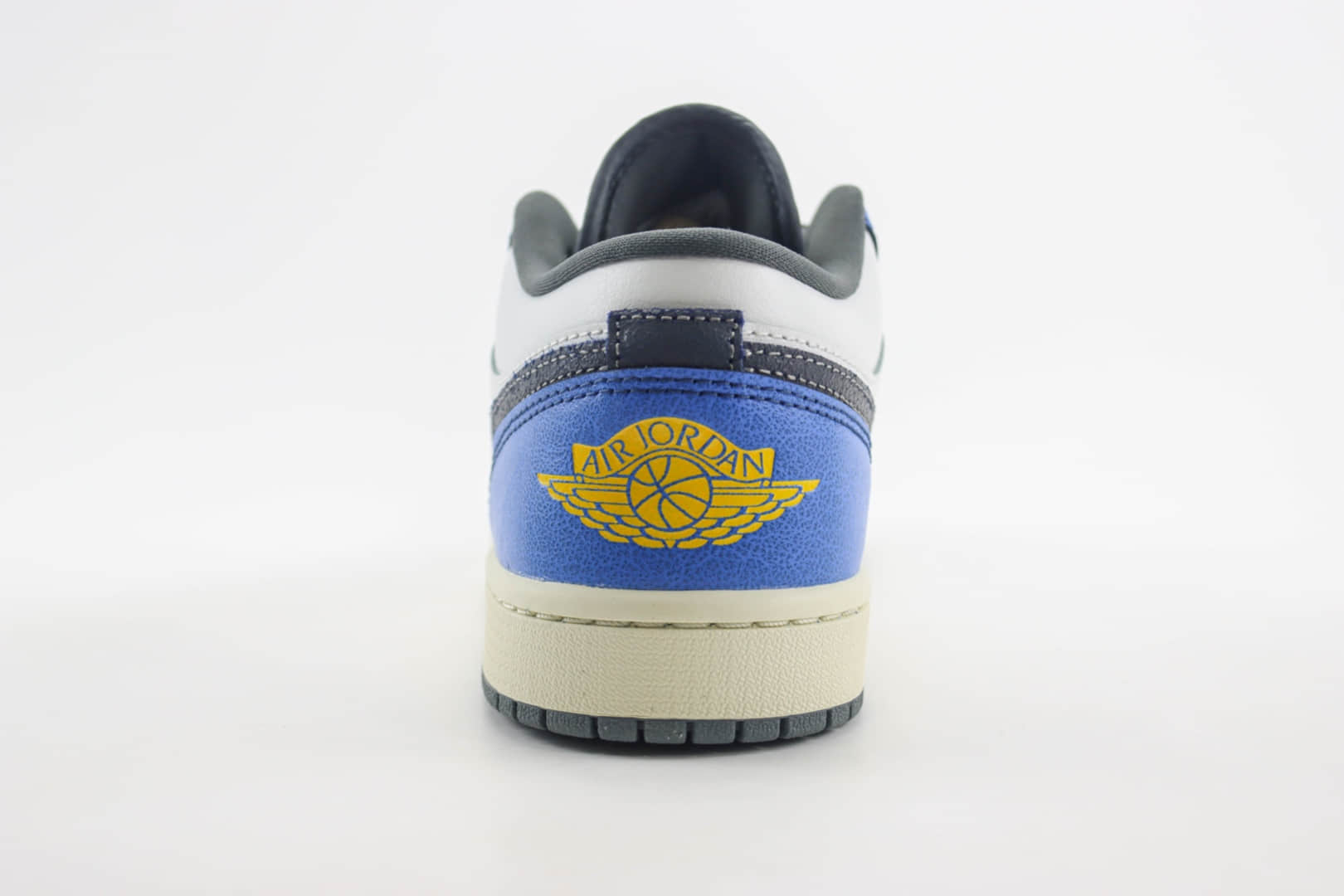 乔丹Air Jordan 1 Low纯原版本低帮AJ1蓝白黑板鞋 莆田复刻鞋货源 货号:FV8439-104