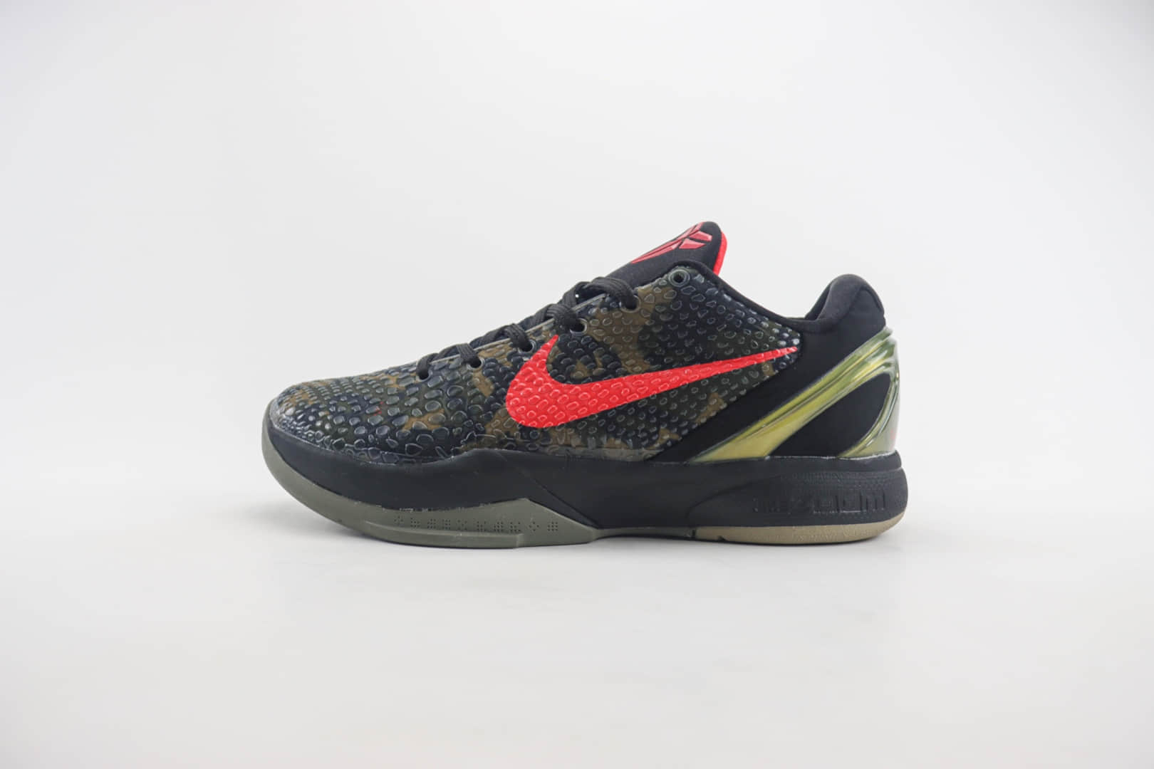 耐克Nike Zoom Kobe 6 Protro纯原版本科比6代黑红迷彩实战篮球鞋 莆田耐克工厂 货号：FQ3546-001