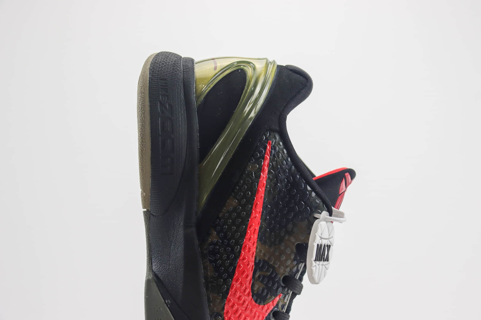 耐克Nike Zoom Kobe 6 Protro纯原版本科比6代黑红迷彩实战篮球鞋 莆田耐克工厂 货号：FQ3546-001