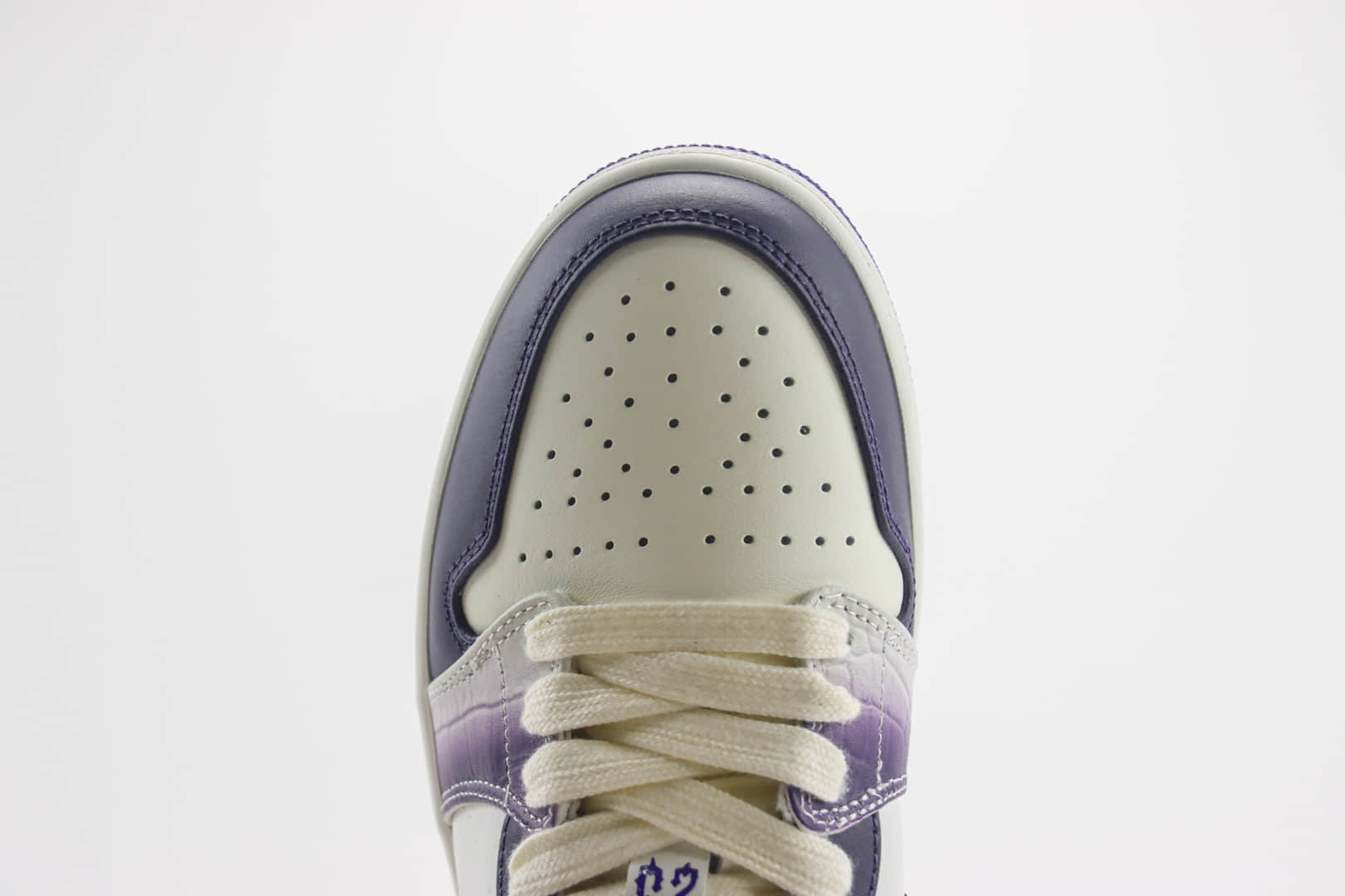 乔丹Air Jordan 1 Low纯原版本低帮AJ1白紫渐变板鞋 莆田AJ货源 货号:HF5759-101