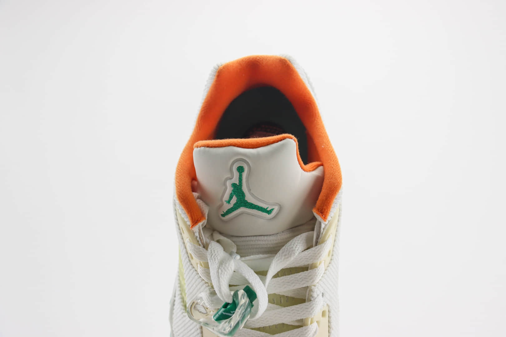乔丹Air Jordan 5 Retro Low纯原版本低帮AJ5慈善系列白绿灯芯绒篮球鞋 莆田AJ货源 货号:CW4204-100