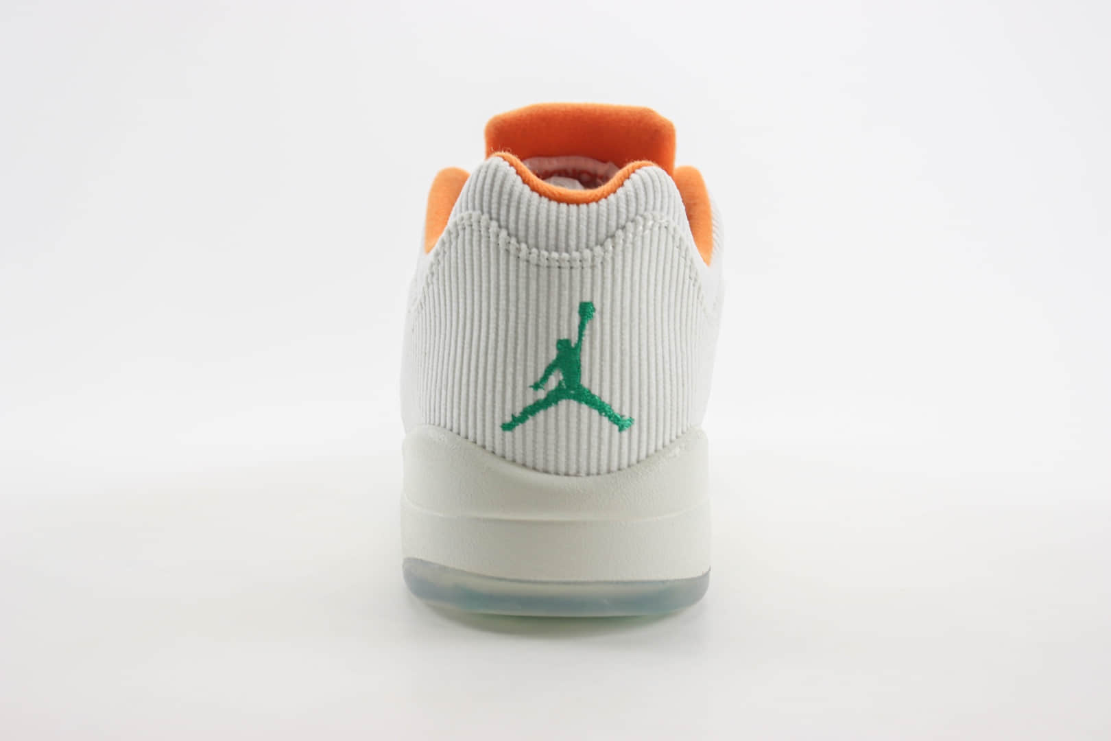乔丹Air Jordan 5 Retro Low纯原版本低帮AJ5慈善系列白绿灯芯绒篮球鞋 莆田AJ货源 货号:CW4204-100