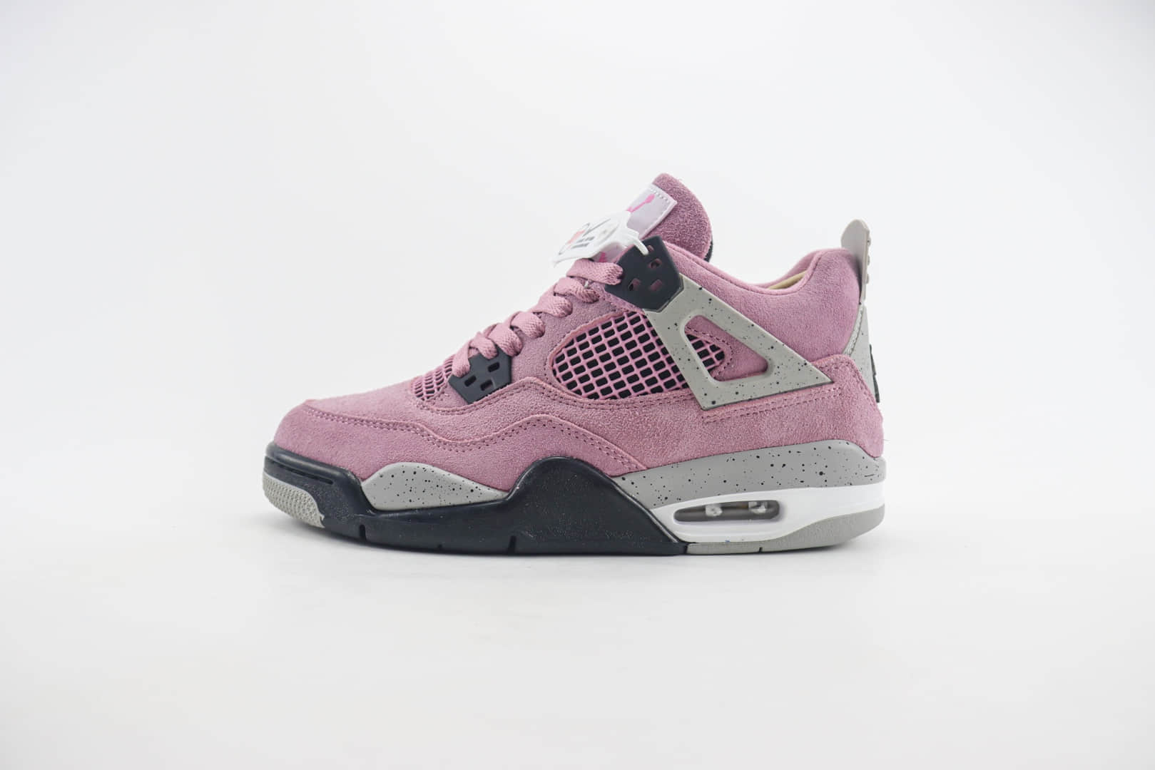 乔丹Air Jordan 4 “Orchid”纯原版本AJ4麂皮粉篮球鞋 莆田AJ货源 货号:AQ9129-501