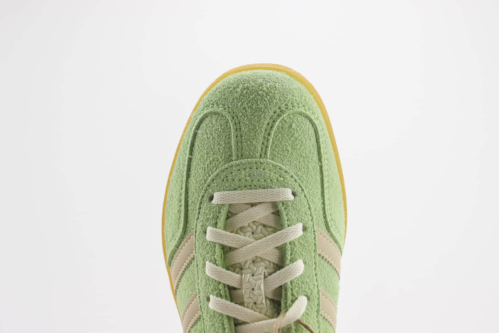 阿迪达斯adidas Original Gazelle Indoor Trainers纯原版本抹茶绿生胶德训鞋 莆田复刻鞋货源 货号:IE2948