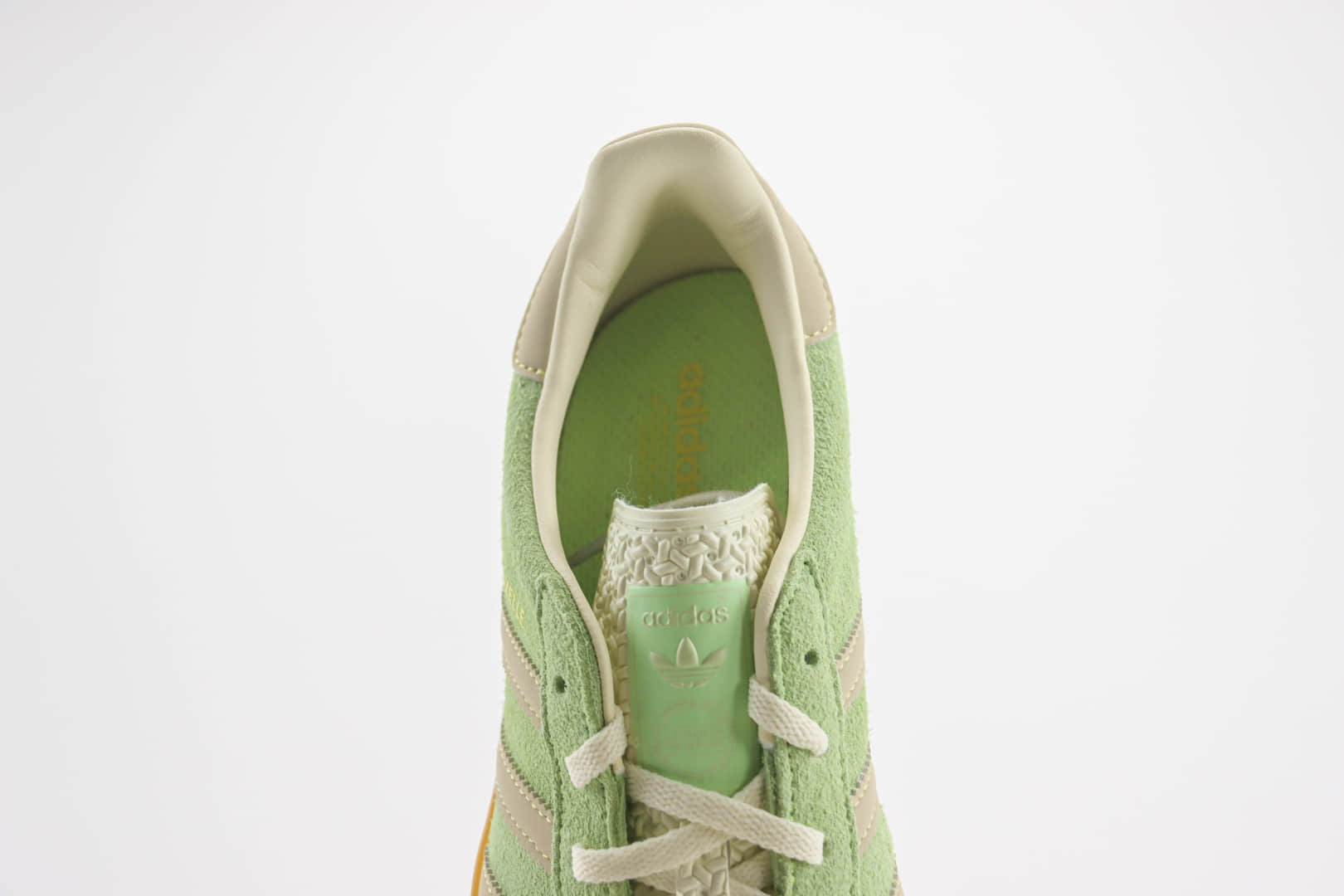 阿迪达斯adidas Original Gazelle Indoor Trainers纯原版本抹茶绿生胶德训鞋 莆田复刻鞋货源 货号:IE2948