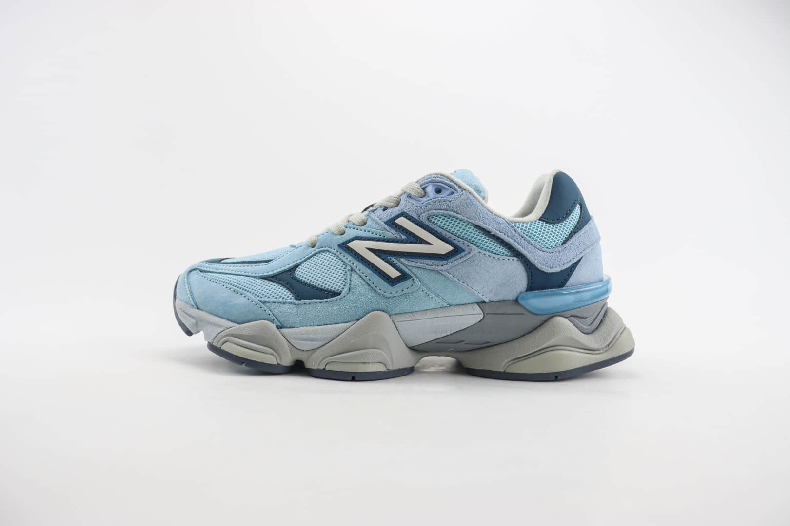 新百伦New Balance 9060纯原版本NB9060蓝色复古老爹鞋 莆田新百伦工厂 货号:U9060EED