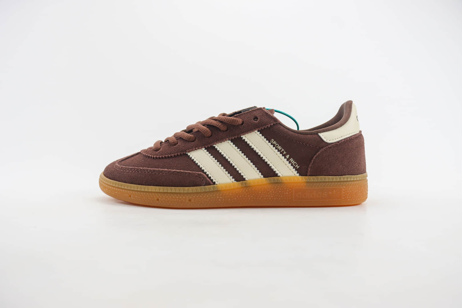 阿迪达斯adidas Handball Spezial纯原版本棕红色复古板鞋 莆田阿迪达斯货源 货号:IH2612