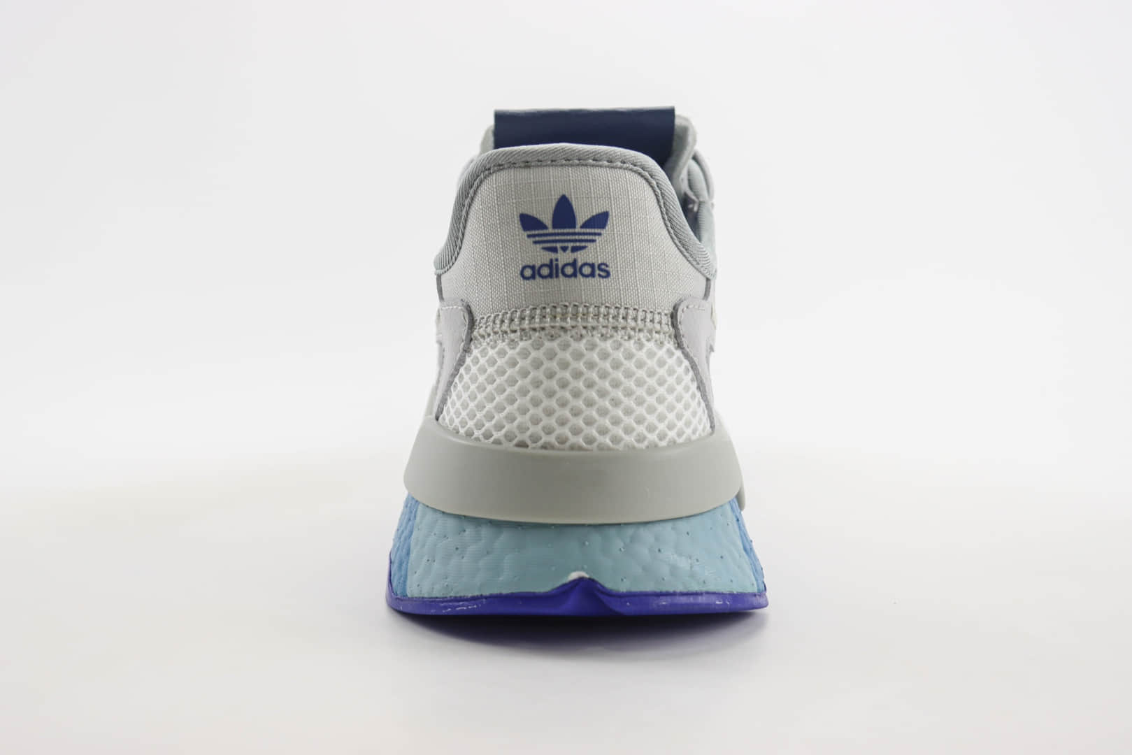 阿迪达斯adidas Nite Jogger纯原版本夜行者灰黑蓝复古跑鞋 莆田阿迪达斯批发 货号：H01716