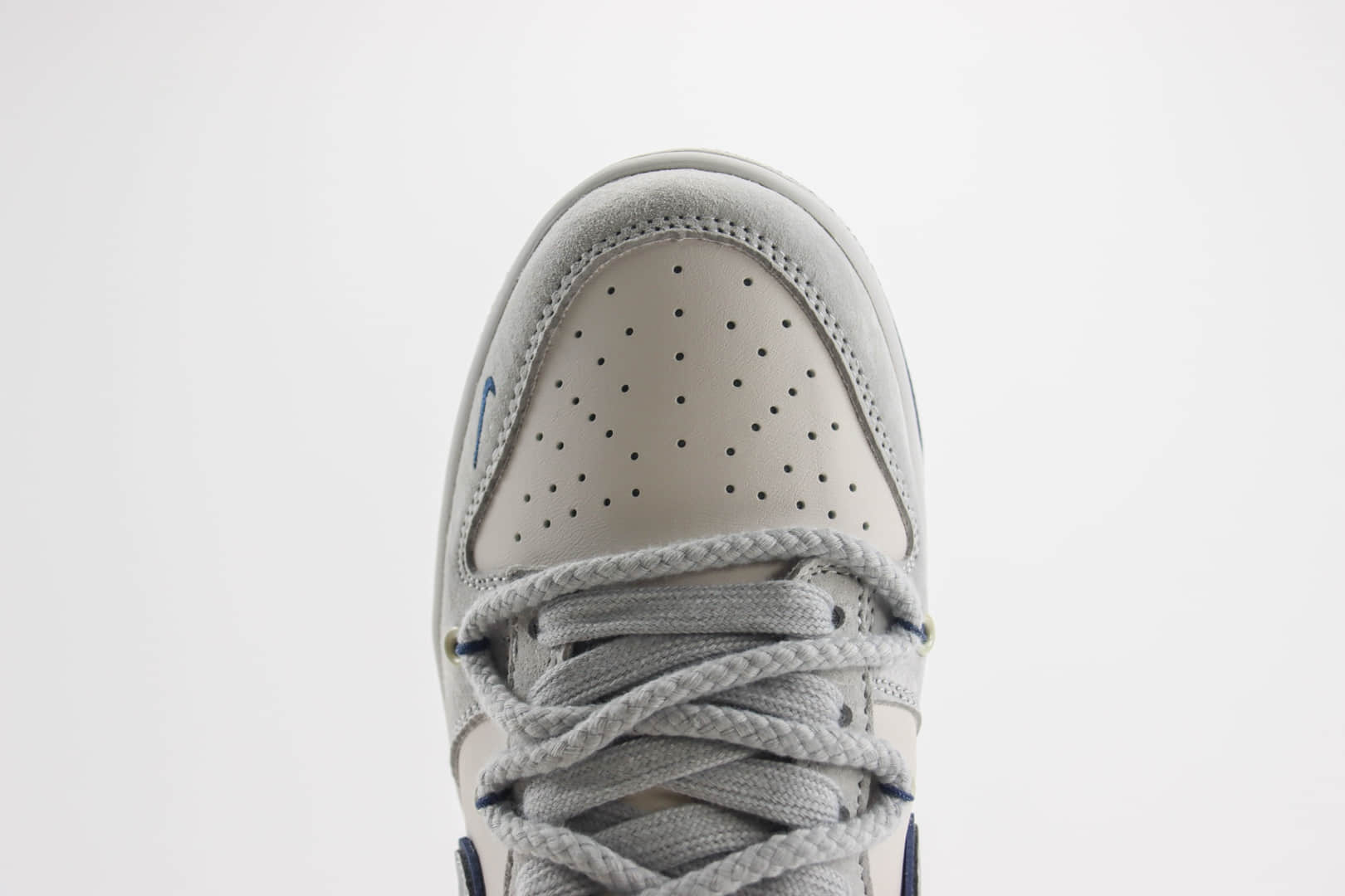 耐克Nike SB Dunk Low纯原版本北面联名灰白蓝解构绑带板鞋 莆田天花板Dunk 货号：XX2025-311