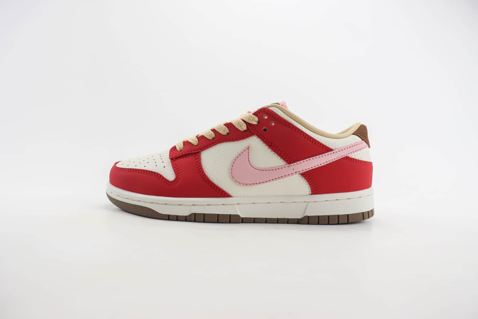 耐克Nike Dunk Low纯原版本低帮Dunk情人节白红粉板鞋 莆田复刻鞋工厂 货号:FB7910-600