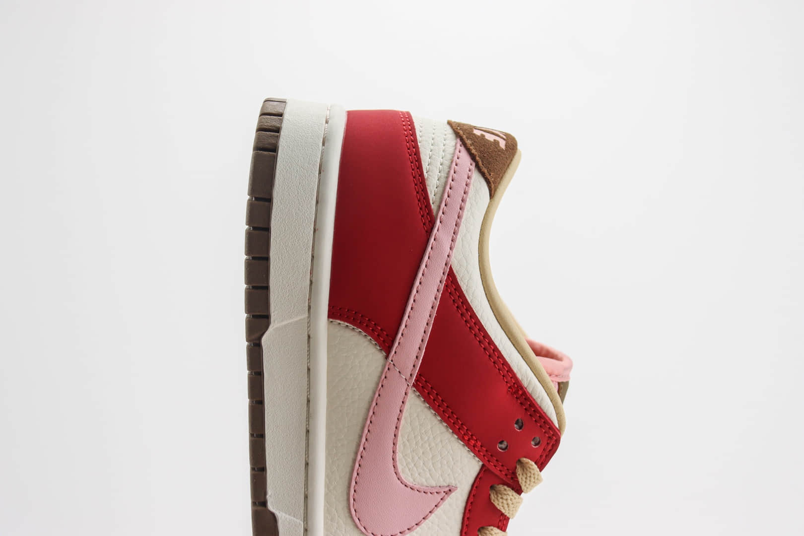 耐克Nike Dunk Low纯原版本低帮Dunk情人节白红粉板鞋 莆田复刻鞋工厂 货号:FB7910-600