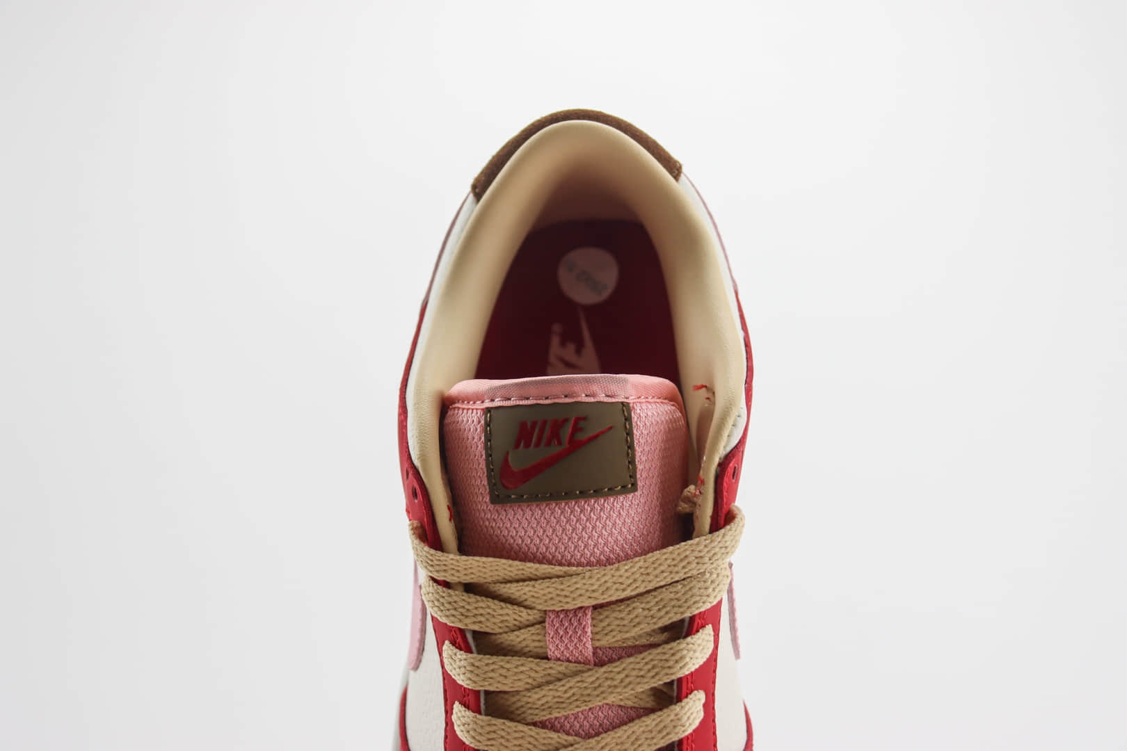 耐克Nike Dunk Low纯原版本低帮Dunk情人节白红粉板鞋 莆田复刻鞋工厂 货号:FB7910-600