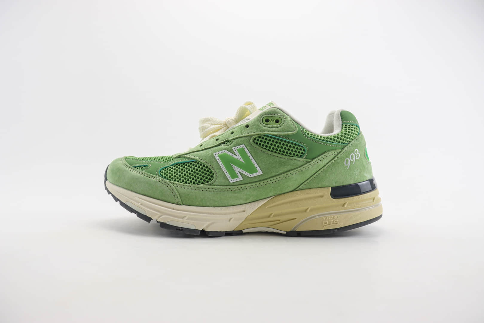 新百伦New Balance 993纯原版本NB993青草绿美产复古跑鞋 莆田新百伦货源 货号：U993GW