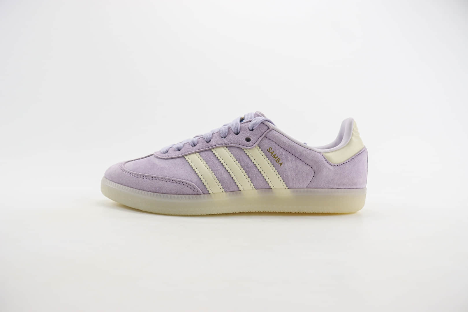 阿迪达斯adidas originals Samba OG纯原版本桑巴香芋紫板鞋 莆田阿迪达斯代理 货号:IG6176